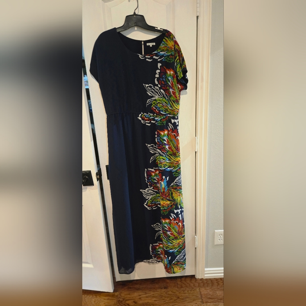 Floral Print Women's Maxi Dress